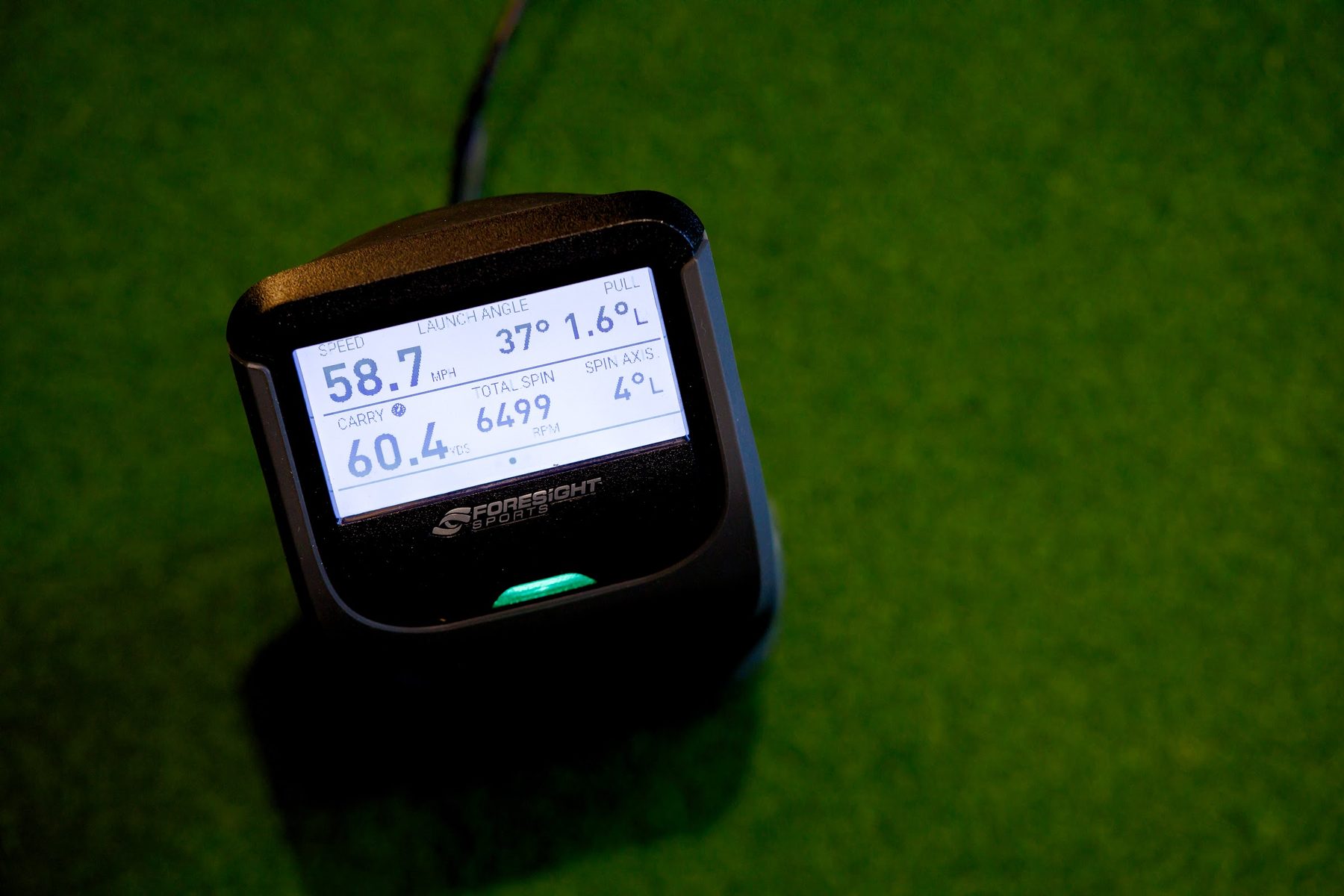 ตัวเลขความเร็วหัวไม้และระยะจาก Launch Monitor แบบ Real-Time